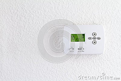 Digital thermostat Stock Photo