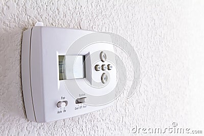 Digital thermostat Stock Photo