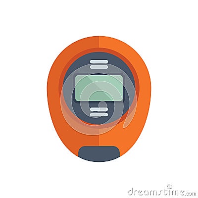 Digital timer icon showing time passing by quickly Stock Photo