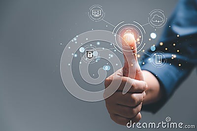 Digital transformation change management, internet of things. new technology bigdata and business process strategy, automate Stock Photo