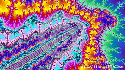 Digital universe abstract colorful background fractal high resolution Stock Photo