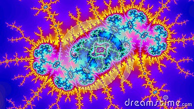 Digital universe abstract colorful background fractal high resolution Stock Photo