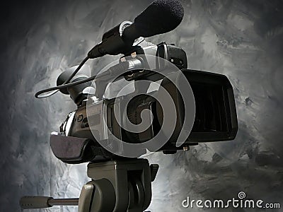 Digital Video Camera Stock Photo