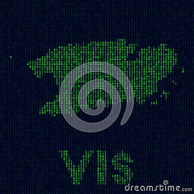 Digital Vis logo. Vector Illustration