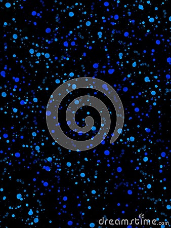 Digital vivid blue on black Stock Photo