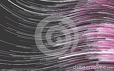 Digital Wave band pink lines abstract background. 3d rendering Stock Photo