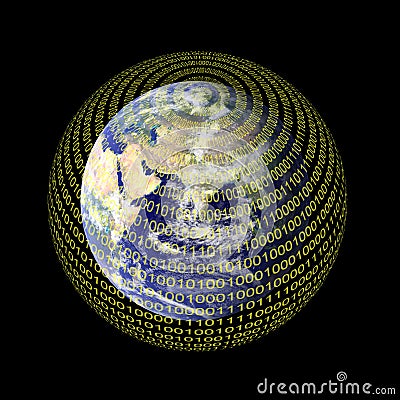 A Digital World Stock Photo