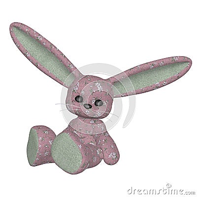 Plush bunny Stock Photo