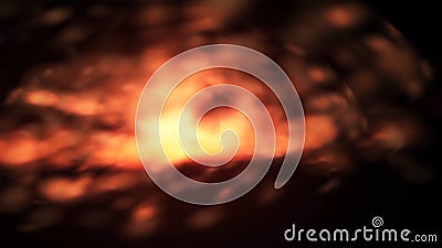 Digitally Rendered Realistic Fire Effect Stock Photo