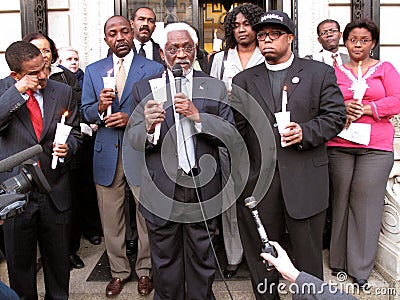 Dignitaries at the Embassy of Haiti Editorial Stock Photo