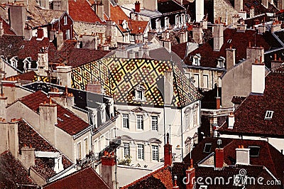 Dijon, France: 17th Century HÃ´tel de VoguÃ© Stock Photo