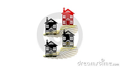 Dilema housing selection Stock Photo