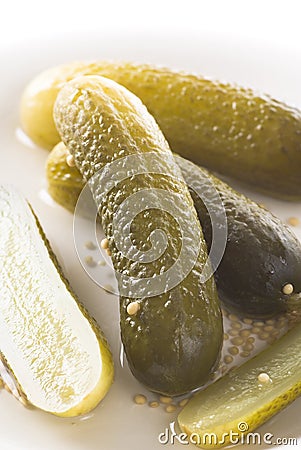 Dill Pickle Stock Photo