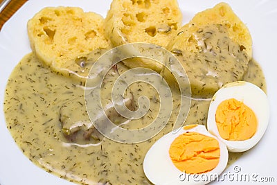 Dill sauce Stock Photo