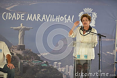 Dilma Rousseff Editorial Stock Photo