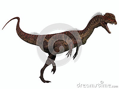 two legged dinosaur with crests on head