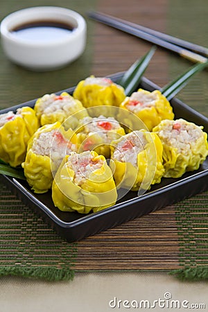 Dimsum [Chinese appetizer ] Stock Photo