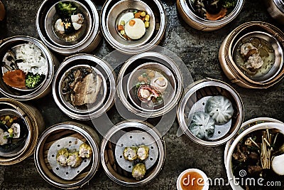 Dimsum Chinese food Stock Photo