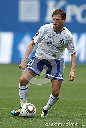 Dinamo Moscow's midfielder Igor Semshov Editorial Stock Photo