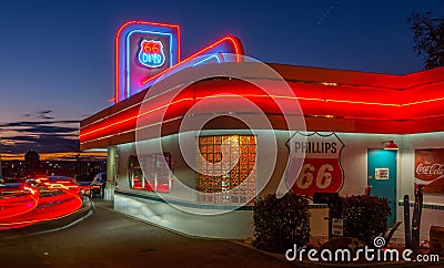 66 Diner. Albuquerque, NM Editorial Stock Photo