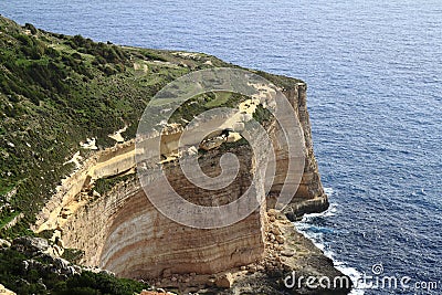 Dingli Cliffs, Malta Stock Photo