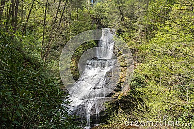 Dingmans Falls in Delaware Water Gap National Recreation Area, Pennsylvania Stock Photo