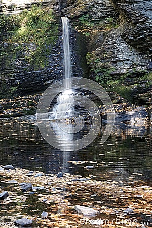 Dingmans Ferry, Pennsylvania, USA: Deer Leap Falls Stock Photo