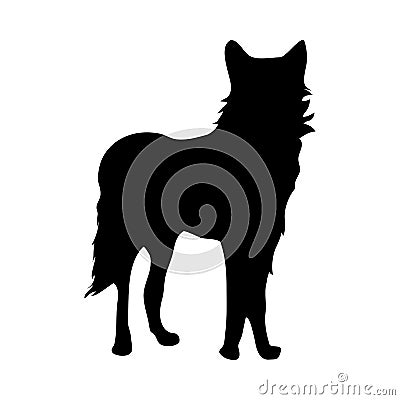 Dingo Silhouette Vector Illustration