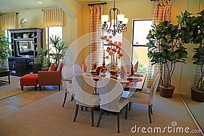 Dining room Stock Photo