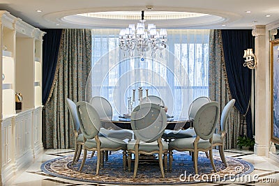 Dining room Stock Photo