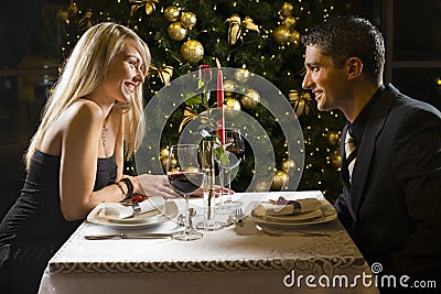 Dinner party Stock Photo