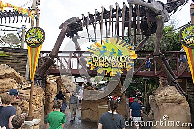 Dino Bash, Disney World, Animal Kingdom, Travel Editorial Stock Photo