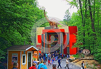 Dino Parc Rasnov Romania Editorial Stock Photo