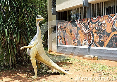 Dinosaur in Africa Editorial Stock Photo