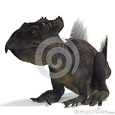 Dinosaur Archaeoceratops Stock Photo