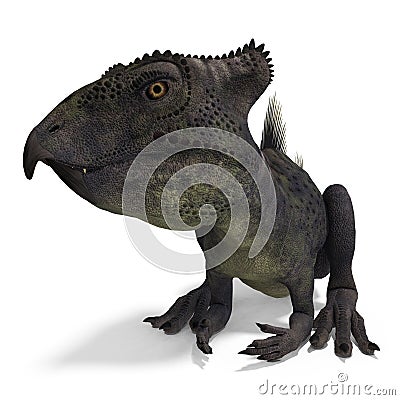 Dinosaur Archaeoceratops Stock Photo