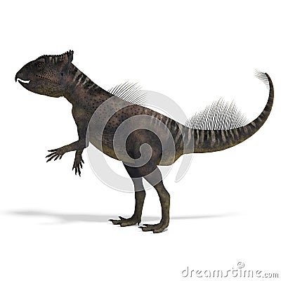 Dinosaur Archaeoceratops. Stock Photo