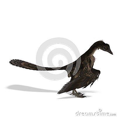 Dinosaur Archaeopteryx Stock Photo