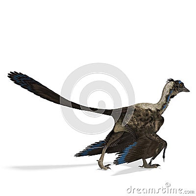 Dinosaur Archaeopteryx Stock Photo