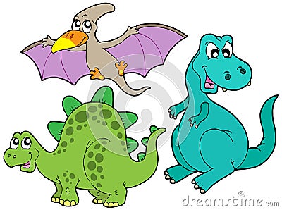 Dinosaur collection Vector Illustration