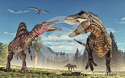 Dinosaur Cartoon Illustration