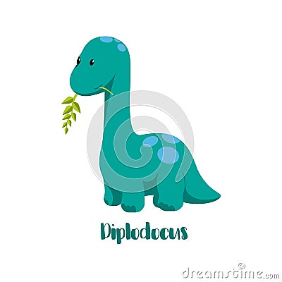 Dinosaur icons in flat style for designing dino party, children holiday, dinosaurus related materials Stock Photo