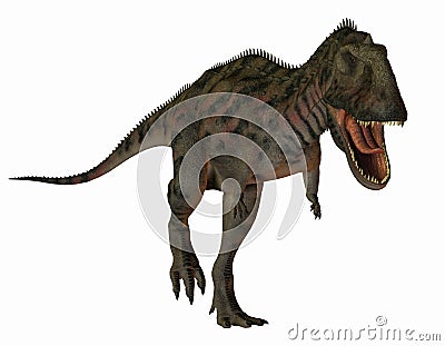 Dinosaur Majungasaurus Stock Photo