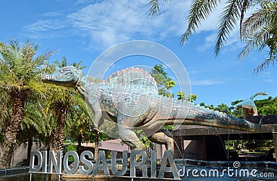 Dinosaur park Editorial Stock Photo