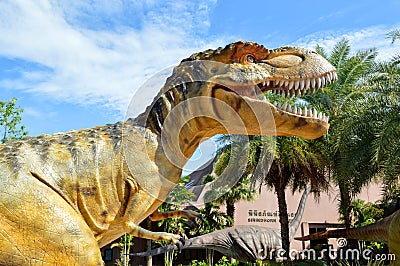 Dinosaur park Editorial Stock Photo