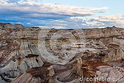 Dinosaur Provincial Park - Alberta, Canada Editorial Stock Photo