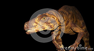 A Dinosaur on the Prowl Stock Photo