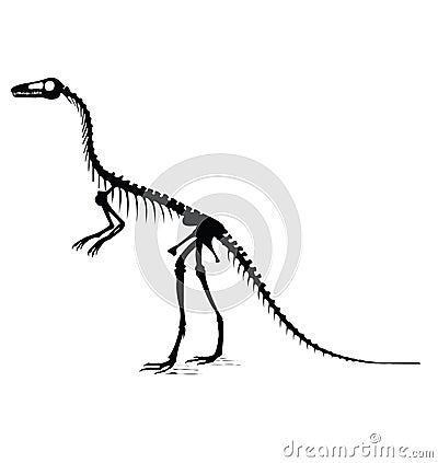 Dinosaur Silhouette Vector Illustration