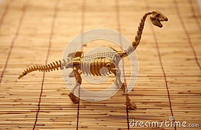 Dinosaur skeleton Stock Photo