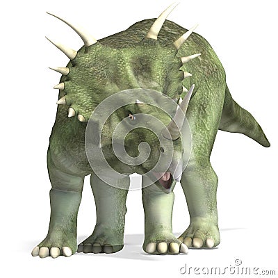 Dinosaur Styracosaurus Stock Photo